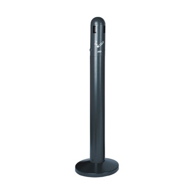 Dbmark - Cendrier tubulaire 3L - 30 x 30 x 108 cm - Anthracite - AT-0292-DGRY