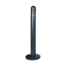 Dbmark - Cendrier tubulaire 3L - 30 x 30 x 108 cm - Anthracite - AT-0292-DGRY