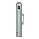 Dbmark - Cendrier mural 1,4L en aluminium - 8 x 8 x 40 cm - Aluminium brossé - AT-0303-ALU