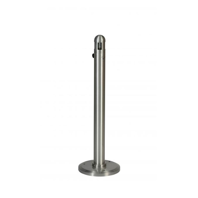 Dbmark - Cendrier sur pied 2,5L en aluminium - 30 x 30 x 99 cm - Aluminium brossé - AT-0325-ALU