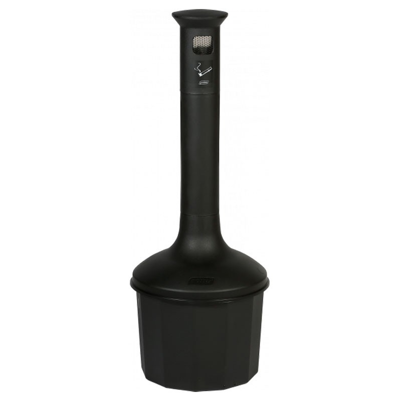 Dbmark - Cendrier sur pied - Plastique - 38,5 x 38,5 x 9,5 cm - Anthracite - AT-0990-DGRY