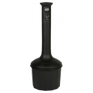 Dbmark - Cendrier sur pied - Plastique - 38,5 x 38,5 x 9,5 cm - Anthracite - AT-0990-DGRY