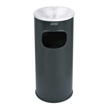 Dbmark - Borne cendrier ronde ECO 30L - 25 x 25 x 65 cm - AT-2030-BLA