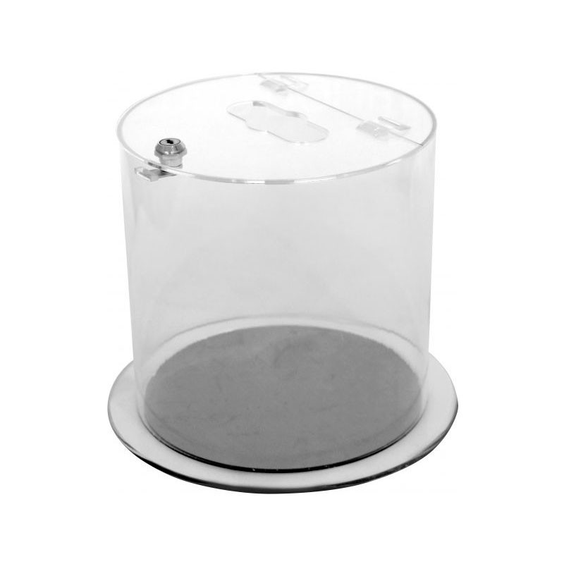 Dbmark - Collecteur pour piles - 12L - 30 x 30 x 25 cm - Transparent - BR-0025-CLR