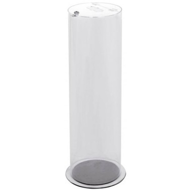 Dbmark - Collecteur pour piles - 37L - 30 x 30 x 75 cm - Transparent - BR-0075-CLR