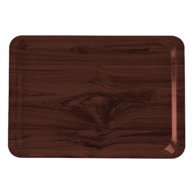 Dbmark - Plateau rectangulaire Capri rebord élevé - Surface lisse - 37X53CM - 37 x 53 cm - CA3753E73