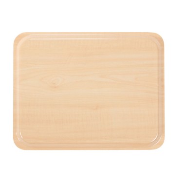 Dbmark - Plateau rectangulaire Capri rebord élevé - Surface lisse - 43X61CM - 43 x 61 cm - Bouleau - CA4361E75