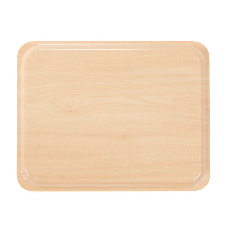 Dbmark - Plateau rectangulaire Capri rebord élevé - Surface lisse - 43X61CM - 43 x 61 cm - Bouleau - CA4361E75