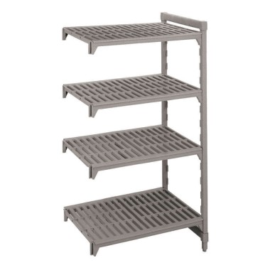 Dbmark - Unité add. Basics 4ét. à claire voie - 460x1023x1830mm - Graphite Brossé - CBA184272V4580