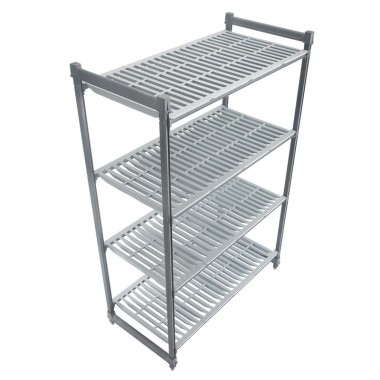 Dbmark - Unité fixe Basics 4ét. claire-voie - 610x1375x1830mm - Graphite Brossé - CBU245472V4580