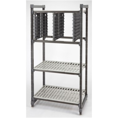 Dbmark - Universal Storage Rack - Basics - 610 mm - lot 2 rails - Graphite Brossé - CBUNVR24580
