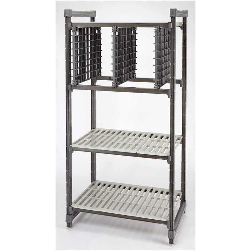 Dbmark - Universal Storage Rack - Basics - 610 mm - lot 2 rails - Graphite Brossé - CBUNVR24580