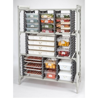 Dbmark - Universal Storage Rack - Basics - 540 mm - 1 rail additionnel - Graphite Brossé - CBUNVRA21580