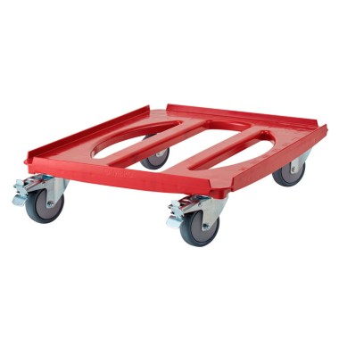 Dbmark - Socle rouleur Camdolly pour EPP4060 à chargement supérieur et frontal - 71 x 51 x 16 cm - Rouge Vif - CD4060EPP158