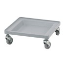 Dbmark - Chariot Camdolly pour casiers à vaisselle - 54 x 54 x 20 cm - Gris Clair - CDR2020151