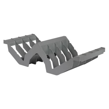 Dbmark - Clayette de séchage inclinée pour 8 emplacements  - 26,3 x 59,2 x 16 cm - Gris Clair - CSDR8151