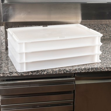 Dbmark - Couvercle pour les boîtes à pâte à pizza - 60 x 40 cm - Blanc - DB6040C148