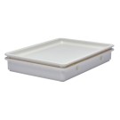 Dbmark - Couvercle pour les boîtes à pâte à pizza polypropylène - 66 x 46 cm - Blanc - DBC1826P148