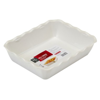 Dbmark - Saladier rectangulaire - 26,5 x 33,5 x 8 cm - Blanc - DC10148