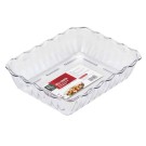 Dbmark - Saladier rectangulaire - 26,5 x 33,5 x 8 cm - Transparent - DC10152