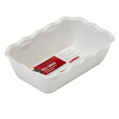 Dbmark - Saladier rectangulaire - 17,5 x 26 x 8 cm - Blanc - DC5148