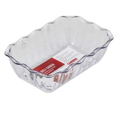 Dbmark - Saladier rectangulaire - 17,5 x 26 x 8 cm - Transparent - DC5152