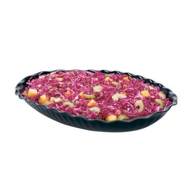 Dbmark - Deli Platter ovale - 40 x 28,7 x 5,5 cm - Noir - DP15110
