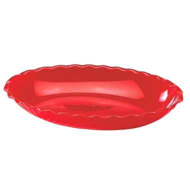 Dbmark - Plat Ovale - 40 x 28,7 x 5,5 cm - Rouge - DP15404