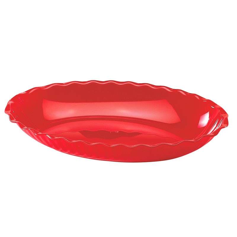 Dbmark - Plat Ovale - 40 x 28,7 x 5,5 cm - Rouge - DP15404