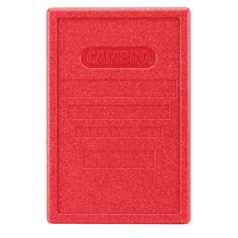 Dbmark - Cam GoBox, couvercle pour EPP180, EPP180S et EPP160 - 60 x 40 x 3,4 cm - Rouge Cambro - EPP3253LID365