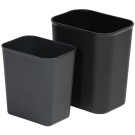 Dbmark - Corbeille 6,6L - 24 x 17 x 26 cm - Noir - FR-1002-BLA