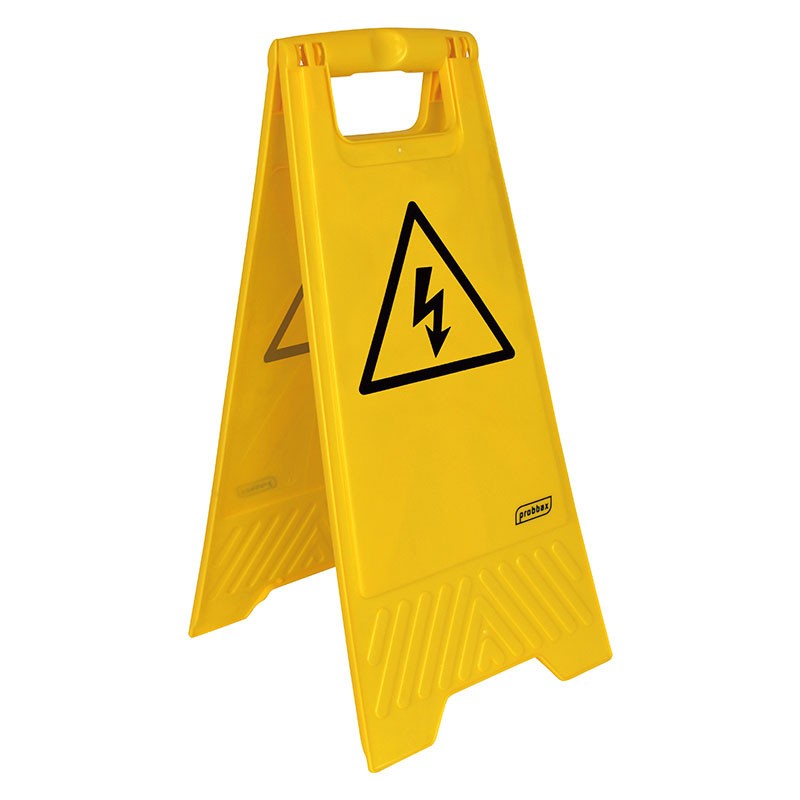 Dbmark - Panneau d'avertissement "Danger-Electricité" (sans texte) - 28 x 4 x 60 cm - Jaune - FS-1013-YEL