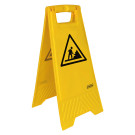 Dbmark - Panneau d'avertissement "Travaux en cours" (sans texte) - 28 x 4 x 60 cm - Jaune - FS-1014-YEL
