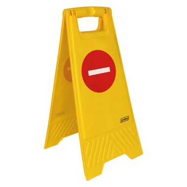 Dbmark - Panneau d'avertissement "Sens unique" (sans texte) - 28 x 4 x 60 cm - Jaune - FS-1015-YEL