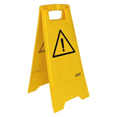 Dbmark - Panneau d'avertissement "Danger" (sans texte) - 28 x 4 x 60 cm - Jaune - FS-1016-YEL