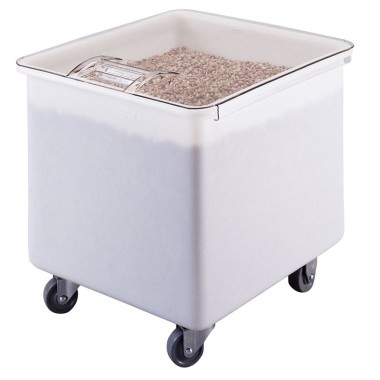 Dbmark - Bac à ingrédient avec couvercle plat - 61 x 56 x 58,5 cm - Blanc - IB32148