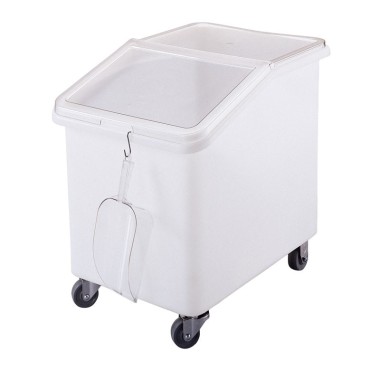 Dbmark - Bacs à ingrédient avec couvercle incliné - 75 x 55 x 71 cm - Blanc - IBS37148