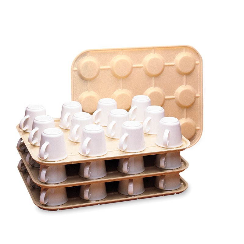 Dbmark - Casier à tasses - 45,4 x 35,4 cm - Beige - KK1200133