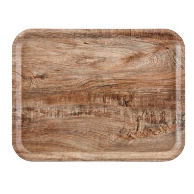 Dbmark - Plateau rectangulaire Madeira - Surface lisse - 20 x 28 cm - MA2028E89