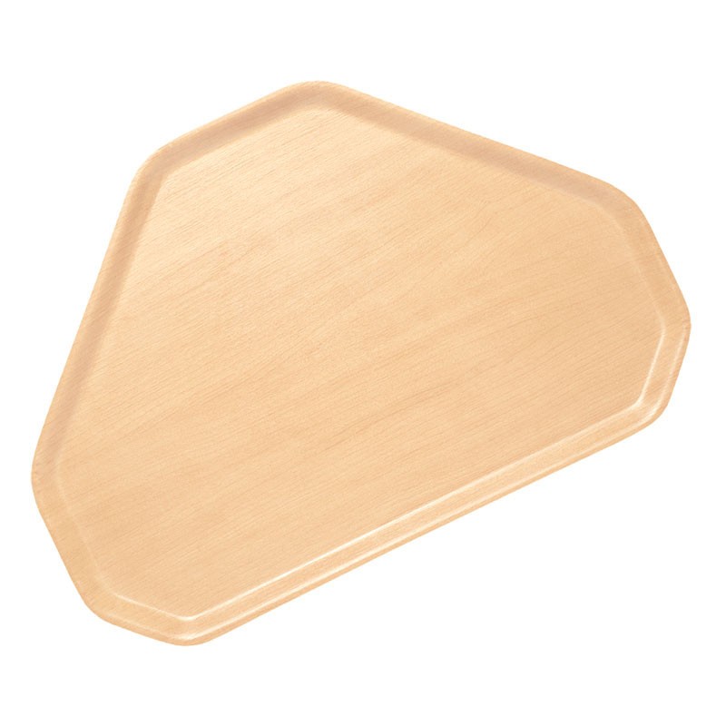 Dbmark - Plateau trapézoïdal Madeira - Surface lisse - 36 x 52 cm - Bouleau - MA3652TRE75