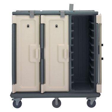 Dbmark - Chariot de distribution de plateaux repas - 74,5 x 152,5 x 162 cm - MDC1418T30191