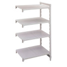 Dbmark - Unité add. Premium 4ét. pleines , 400x1435x1800 mm - Blanc moucheté - MPA41418S4PKG