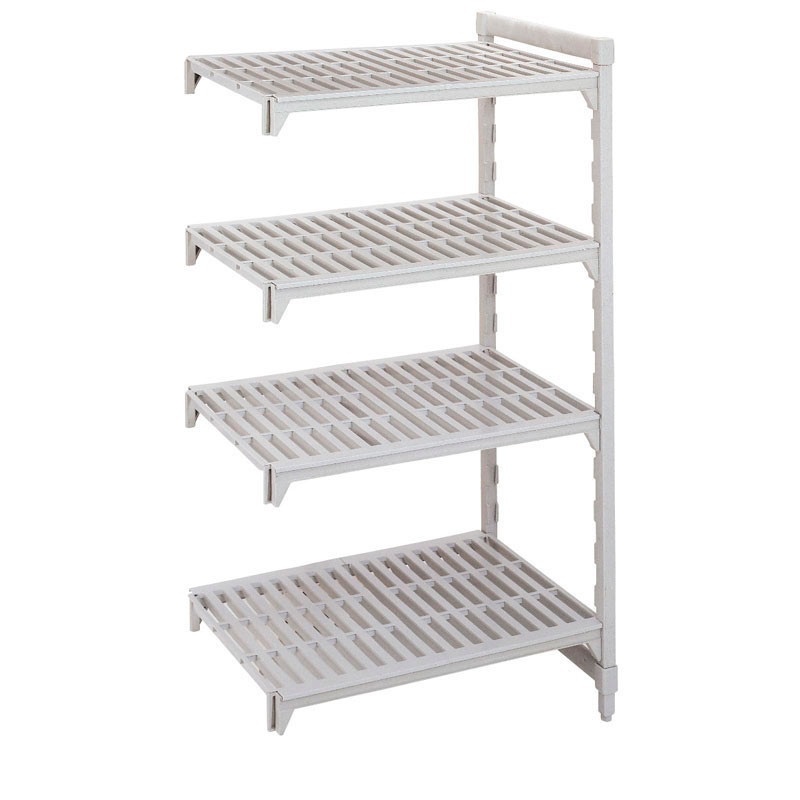 Dbmark - Unité add. Premium 4ét. à claire-voie , 500x735x1800 mm - Blanc moucheté - MPA5718V4PKG