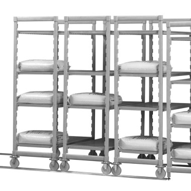 Dbmark - Unité mobile Espace Plus 4ét. à claire voie - 60x108x179cm - - MPHU61017V4PKG