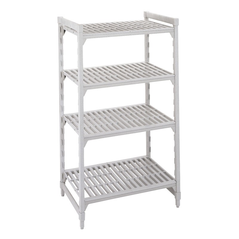 Dbmark - Unité fixe Premium 4ét. à claire-voie , 400x880x1800 mm - Blanc moucheté - MPU4818V4PKG