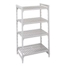 Dbmark - Unité fixe Premium 4ét. à claire-voie , 400x880x1800 mm - Blanc moucheté - MPU4818V4PKG