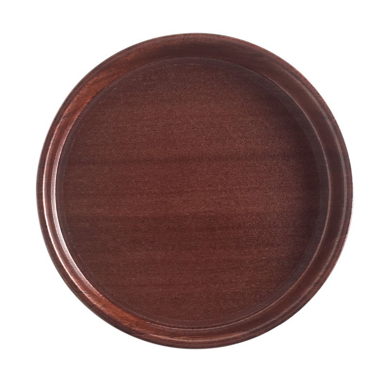 Dbmark - Plateau rond - Surface antidérapante - 32 x 32 cm - Bois - MW3200W02