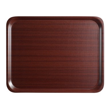 Dbmark - Plateau rectangulaire Mykonos - Surface antidérapante - 27 x 38 cm - MY2738E73