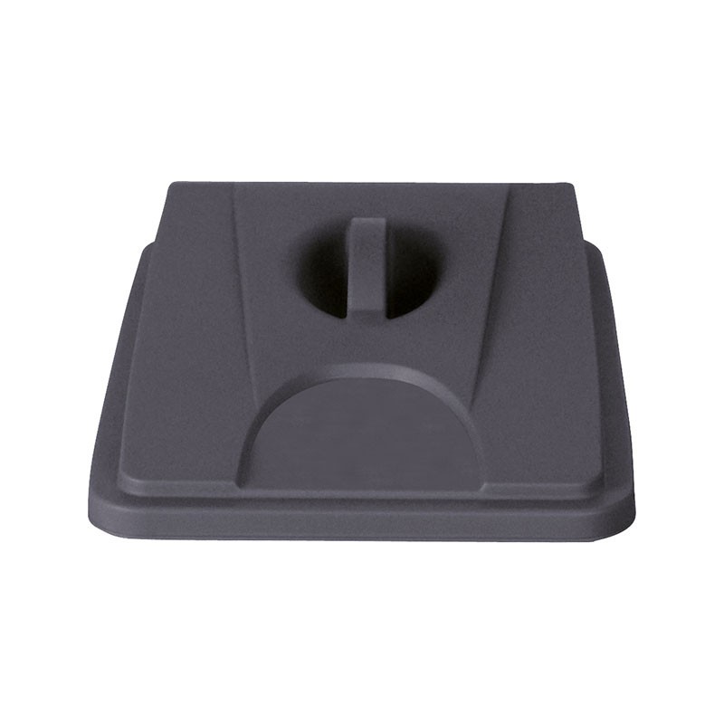 Dbmark - Couvercle "déchets divers" pour collecteur PB-1080 & 1090 - 45,5 x 33 x 6,5 cm - Gris - PB-1011-GRY