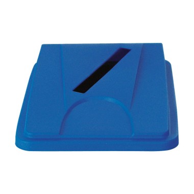 Dbmark - Couvercle "papier" pour collecteur PB-1080 & 1090 - 45,5 x 33 x 6,5 cm - Bleu - PB-1014-BLU